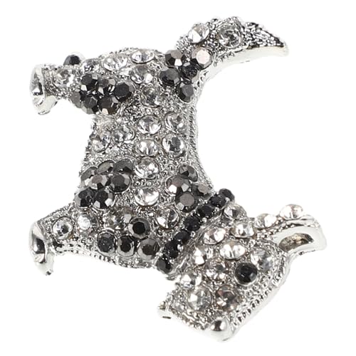 GALPADA Hundebrosche Cartoon-tier Aus Legierung Mit Strass Für Damen Modische Anstecknadel Für Kleidung Rucksack Hut Party Valentinstag Geburtstagsgeschenk Dekorative Tier-anstecknadel von GALPADA