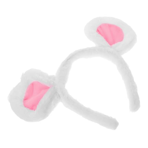 GALPADA Süßes Mäuseohren Stirnband für Cosplay Flauschige Cartoon Ohrkopfbedeckung für Partys Leicht und Bequem für Halloween und Besondere Anlässe Stilvolles Tierohren Haarband von GALPADA