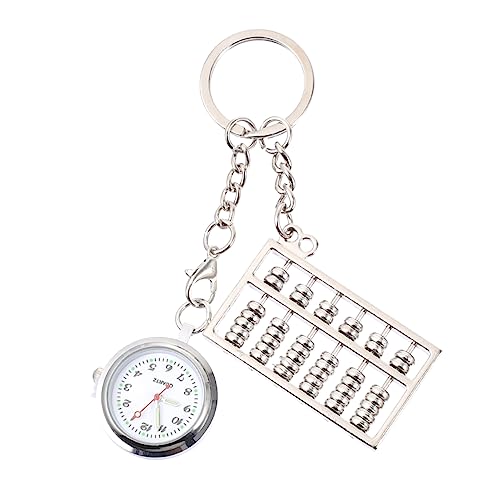 GALPADA Abakus Schlüsselring Pendeluhr Aus Stilvolle Taschenuhr Für Männer Multifunktionale Schlüsselanhänger Uhr Für Verschiedene Anlässe Praktisches Für Pflegekräfte Und Mehr von GALPADA