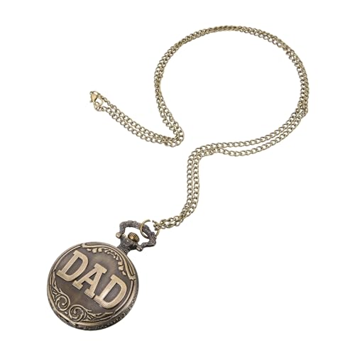 GALPADA Vintage Taschenuhr Mit Kette Für Männer Und Frauen Retro Design Handaufgezogen Für Zu Besonderen Anlässen Klassischer Stil Und Zuverlässige Funktionalität von GALPADA