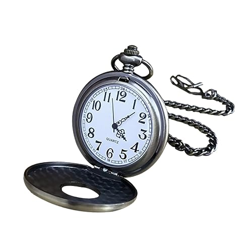 GALPADA Taschenuhr Antike Uhr Antike Mechanische Uhr Mechaniker Geschenke Hohle Uhr Vintage Kettenuhr Hohluhr Aus Legierung Skelettuhren Antiquität Aluminiumgehäuse Muschelschale Anhänger von GALPADA