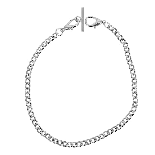 GALPADA Taschenuhrkette Mit T-Verschluss T-bar-Kette Aus Metall Jeans-dekorkette DIY-kleidungszubehör Karabinerverschluss Für Taschenuhren Und Handtaschen von GALPADA