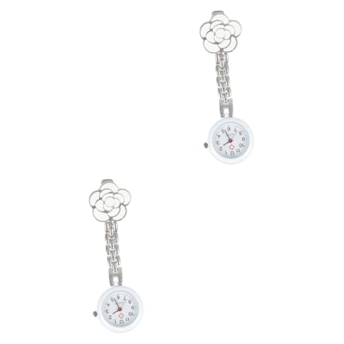 GALPADA 2stücke Cartoon Taschenuhr Für Pocket Watch Mit Blumenmotiv Leicht Ablesbar Für Im Gesundheitswesen Als Für Ärzte Und Pflegepersonal von GALPADA