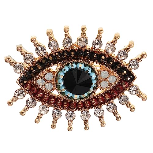 GALPADA Wasserstein Teufelsauge Brosche Strass Anstecknadel Für Frauen Modischer Eye Pin Elegantes Schmuckstück Für Kleidung Schal Pullover Und Dekoration von GALPADA