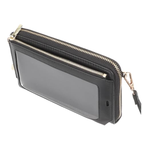 GALPADA Touchscreen Handy Tasche Aus Pu Mit Kartenfächern Multifunktionale Umhängetasche Für Reisen Shopping Und Alltag RFID-sicher von GALPADA