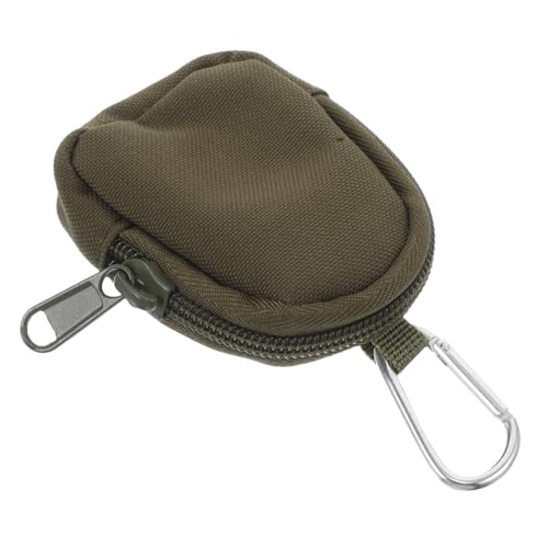 GALPADA Münzbeutel Mit Reißverschluss Und Karabiner Für Gürteltasche Münzhalter Auto-wechselgeldhalter Tragbar Für Outdoor Camping Wandern Trekking von GALPADA