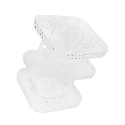 GALPADA Transparente Drehbare Makeup Aufbewahrungsbox aus Hochwertigem Mehrschichtiger Kosmetik Organizer für Schminktisch Praktische und Langlebige Aufbewahrungsbox als für Frauen von GALPADA