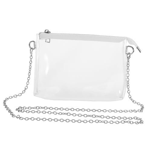 GALPADA Transparente Umhängetasche Mit Reißverschluss Für Damen wasserdichte Handy Und Geldbörse Für Konzerte Sportveranstaltungen Und Festivals von GALPADA