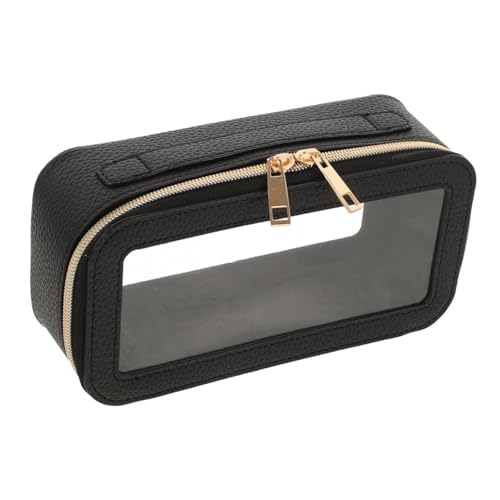 GALPADA Make-up-Tasche Tragbare Kosmetiktasche Sicherer Reißverschluss Reisebürstenhalter Für Damen Und Herren von GALPADA