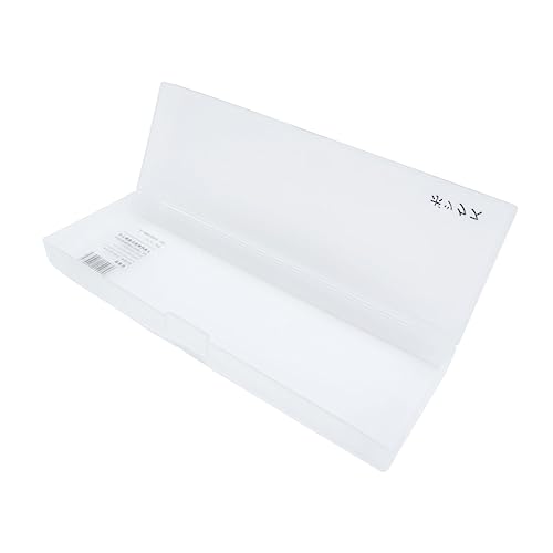 GALPADA Transparente Leichte Stiftebox mit Deckel Langlebig und Tragbar Multifunktionale Aufbewahrung für Bleistifte Aquarellstifte und Schreibwaren für Schule und Büro von GALPADA