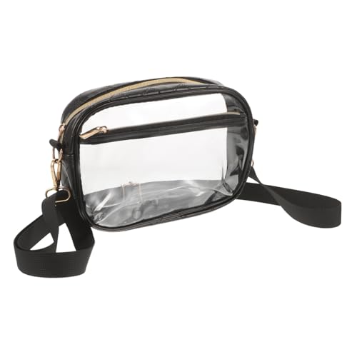 GALPADA Transparente Damen-umhängetasche Tragbare Reise-Handtasche Durchsichtige Umhängetasche Großes Stauraum-Volumen Für Alltag Und Partys Geeignet von GALPADA