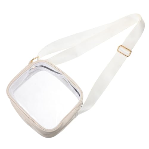 GALPADA Transparente Umhängetasche Verstellbar Leicht Wasserabweisend für Outdoor Sport Stadion Klar Tasche für Karten Geld Schlüssel Sonnenbrille Reise Konzert Shopping von GALPADA