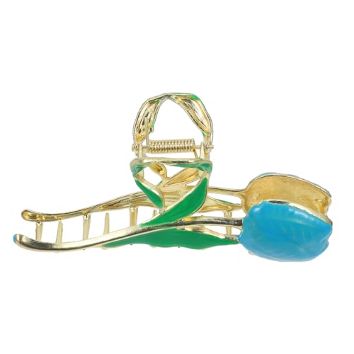 GALPADA Tulpenblüte Haarklammer Haarnadel Für Damen Mädchen Rutschfeste Blumenhaarspange Aus Robustem Material Leicht Und Einfach Zu Tragen von GALPADA