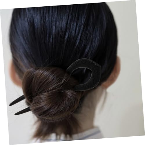 GALPADA U Förmige Sandelholz Haarnadeln Chinesischer Stil Haarstäbe für Damen Handgefertigte Langlebige Holzspangen Geeignet für Hochzeiten Partys und Klassische Hochsteckfrisuren von GALPADA