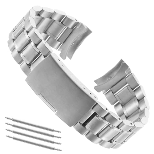 GALPADA Uhrenarmbänder Aus Leder Lederarmband Herren Armband Gurt Mann Beobachten Lederbänder Smartwatch-zubehör Uhrenarmbänder Für Herren Edelstahlarmband 20mm Metall Damen Knopf von GALPADA