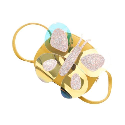 GALPADA Kindertasche Mini Schultertasche Für Mädchen Süßer Schmetterling Verstellbarer Crossbody-Riemen Für Tägliche Essentials Langlebiges Material Zu Tragen von GALPADA