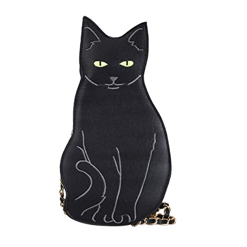 GALPADA Stylische Katzen Umhängetasche Aus Pu Für Mädchen Modische Schultertasche Mit Süßem Katzenmotiv Für Alltag Arbeit Shopping Und Reisen Perfektes von GALPADA