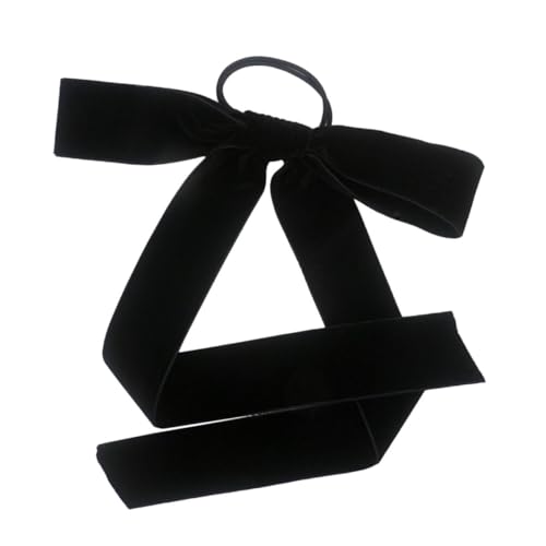 GALPADA Velours Haargummi mit Großer Schleife Elastischer Haarring für Damen und Mädchen Sanfter Ponytail Halter Vielseitiges Haarschmuck Accessoire für Alltag Party und von GALPADA