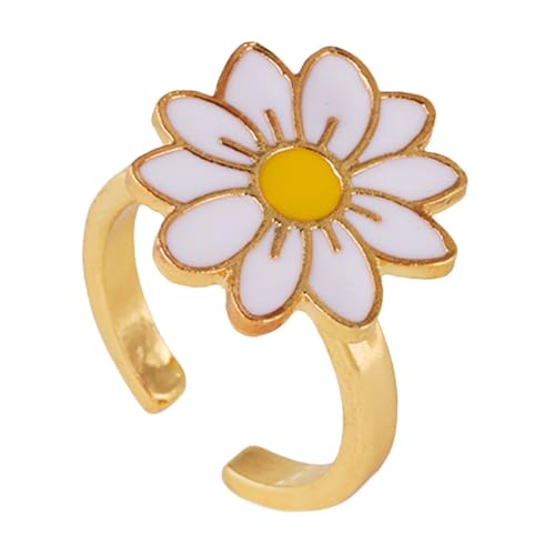 GALPADA Drehbarer Ring Für Junge Mädchen Mädchen Fidget Ring Stressabbau Spielzeug Drehring Leicht Und Passend Schmuck Für Finger von GALPADA