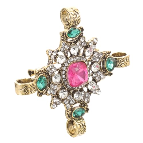 GALPADA Vintage Brosche Anstecknadel Damen Schmuck Kleidung Brosche Barock Stil Strass Abzeichen Zarte Dekorative Anstecknadel Zinklegierung Material von GALPADA