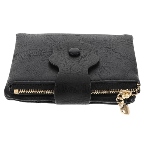 GALPADA Reißverschlusshandtaschen Damen-geldbörsenhalter Kartenhalter Für Damen Kleine Geldbörse Aus Pu-Material Mit Vintage-Blumenmuster von GALPADA