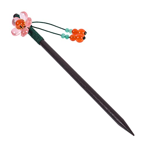 GALPADA Vintage Holz Haargabel Retro Haarnadel Antike Chinesischer Haarstab Haarspange Zubehör Für Damen Mädchen von GALPADA