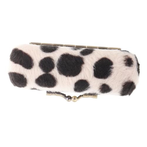 GALPADA Vintage Lippenstift Etui aus Robustem mit Spiegel Samt Innenfutter Tragbarer Make Up Organizer für Lippenstift Lipgloss und Lippenbalsam Multifunktionale Kosmetikaufbewahrung für von GALPADA