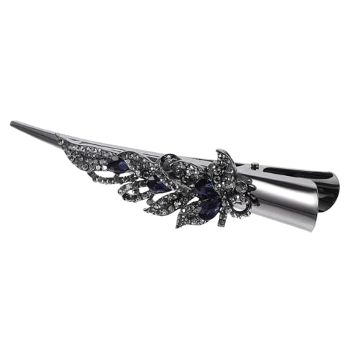 GALPADA Vintage Strass Haarklammer Alligator Haarclip für Dickes Haar Modischer Haarschmuck Damen und Mädchen Dekorative Haarspange für Alltag Party Büro und Festliche Anlässe Leicht und von GALPADA