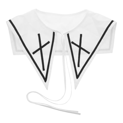 GALPADA Vintage Weiße Abnehmbare Falsche Damenblusen-kragen Weicher Hautfreundlicher Baumwollimitat-kragen Klassischer Britischer Stil für Pullover Kleider Vielseitig Kombinierbar Einfach von GALPADA