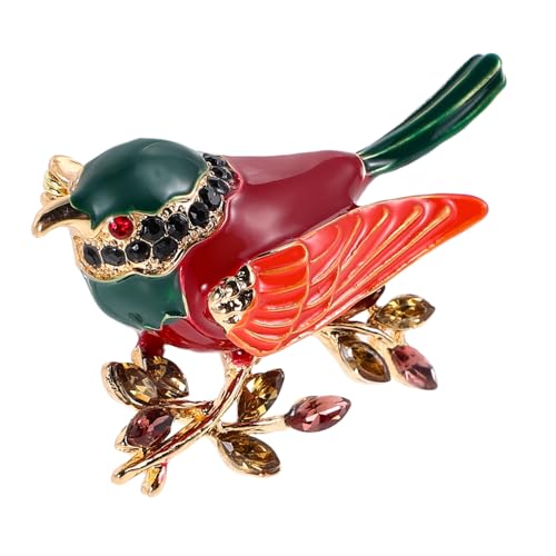 GALPADA Vogel Brosche Mit Strasssteinen Vielseitige Anstecknadel Für Hochzeitskleider Und Anzüge Accessoire Für Damen Und Geeignet Für von GALPADA