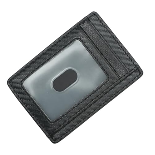 GALPADA Wallet Organizer Aus Carbonfaser Mit RFID-Schutz Einfacher Mehrkarten- Für Bankkarten Und Ausweise Für Reisen Und Alltag von GALPADA