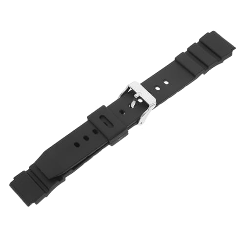 GALPADA Wasserdichter Silikon-uhrenarmband Ersatzband Für Sportuhren Schwarz Strapazierfähig Komfortabel Für Fitness Schwimmen Und Andere Aktivitäten von GALPADA