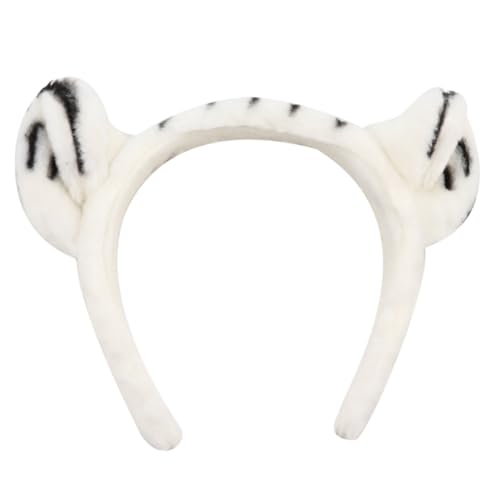 GALPADA Weiches Plüsch Haarreifen mit Attraktivem Tigerohren Design Bequemes Damen Haarband aus Hochwertigem Material Kreative Kopfbedeckung für Kinderparty Cosplay und Karneval Einfach von GALPADA