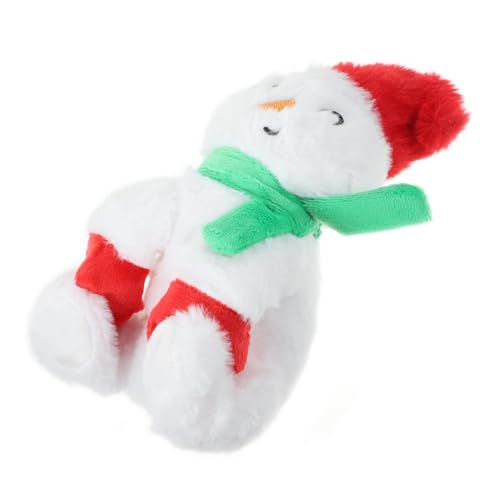 GALPADA Weihnachtlicher Plüsch Slap Armband Schneemann Design Leichtes Cartoon Handgelenkband Für Weihnachtsfeier Partydeko Wiederverwendbar von GALPADA