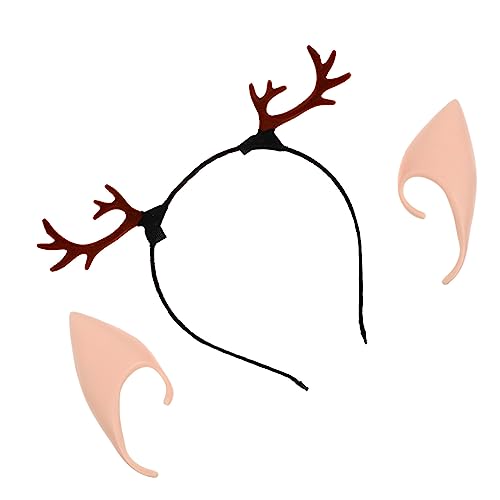 GALPADA 1satz Weihnachts-elfen Ohr-haarreif Mit Hörnern Halloween Zubehör Für Partys Und Cosplay Leicht Langlebig Und Auffällig Für Erwachsene von GALPADA