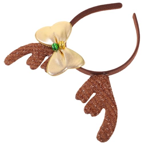 GALPADA Weihnachts Geweih Stirnband Für Frauen Festliches Antler Haarband Mit Glöckchen Für Weihnachtsfeiern Kostüm-events Und Fotoshootings Leicht Bequem Und Rutschfest Für Perfekten von GALPADA