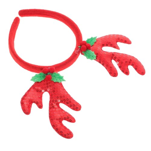 GALPADA Weihnachtsmann-haarreifen Stirnband Weihnachtsparty-accessoire Glöckchen-kopfschmuck Leicht Lichtecht Ideal Für Kostümpartys Karneval Weihnachten Ostern Silvester von GALPADA