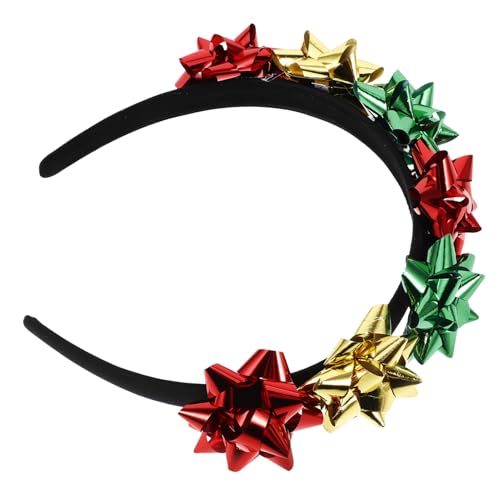 GALPADA Weihnachtlicher Haarreif Mit Festlichem Schleifen-design Bunter Kopf Schmuck Für Und Mädchen Für Weihnachten Neujahr Und Feiertagsfeiern Vielseitig Einsetzbar Und Zu Tragen von GALPADA