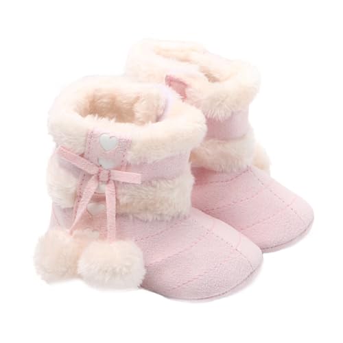 GALPADA Weihnachtsschuhe Babyschuhe Kleinkinderschuhe Lauflernschuhe Lauflernschuhe Kleinkinder Winterschuhe Plüschschuhe Plüsch Neugeborene von GALPADA