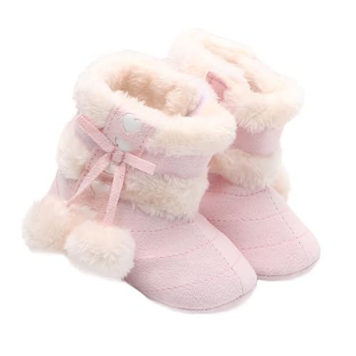 GALPADA Weihnachtsstiefel Und Babyschuhe Unisex Winter Warme Weihnachtsstiefel Neugeborene Booties Mädchen Jungen Winterstiefel Schneestiefel Für Kleinkinder Baumwolle von GALPADA