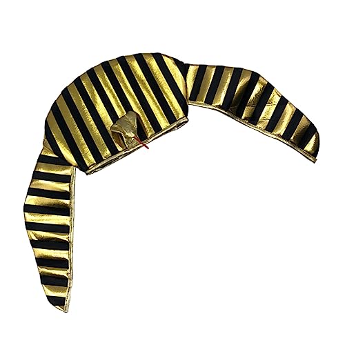 GALPADA Kostüm Kopfbedeckung Männer Ägyptischer Hut Schlangen Haarband Maskerade Party Dekorationen Altägyptischen Stil von GALPADA