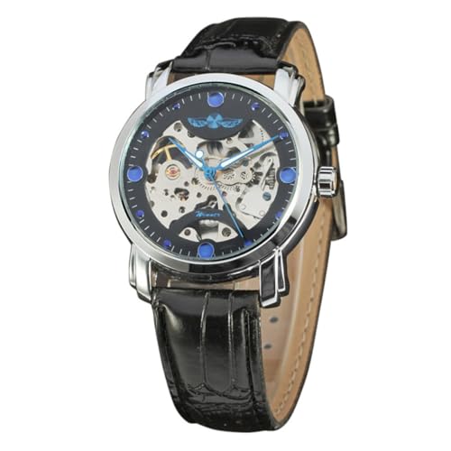 GALPADA automatische Armbanduhr Automatikuhren für Herren Mann beobachten Herrenuhren Uhrengehäuse für Herren automatische mechanische Uhr mechanische Herrenuhr Schwarzgesichtig Anschauen von GALPADA