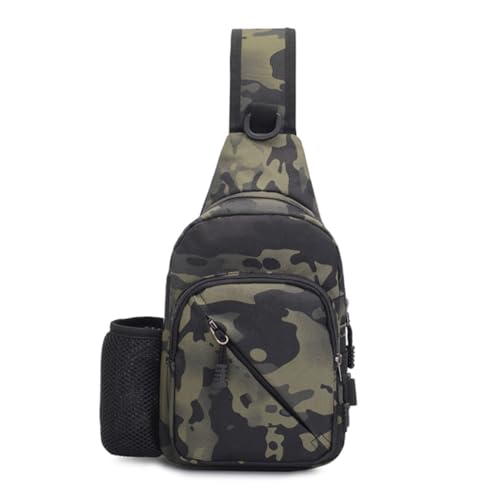 GALPADA Riementasche - Einzelne Schultertasche - Umhängetasche - Herren Taille Tasche - Herren Schultertasche gürteltasche Tarnung Schultertaschen Rucksack Brusttasche Mann von GALPADA