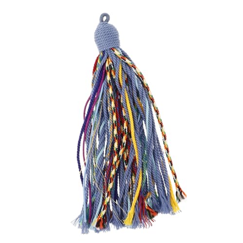 GALPADA hängende Dekoration Taschenanhänger Handgefertigte Quaste Schlüsselanhänger Accessoires Modeaccessoires Taschenaccessoire Mini-Quaste Quaste für Geldbörse Handgeriebene Baumwolle von GALPADA
