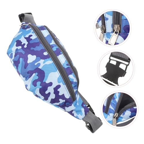 GALPADA wasserdichte Hüfttasche Camouflage Bauchtasche PU Verstellbar Sport Gürteltasche für Damen Herren Reisen Laufen Alltag von GALPADA
