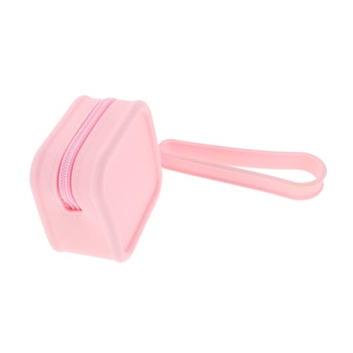 GALPADA wasserdichte Kleine Silikon Kosmetiktasche Mini Reise Make up Beutel Multifunktional Tragbar Stylisch für Frauen und Mädchen Hochwertige Kulturbeutel mit Elegantem Design von GALPADA