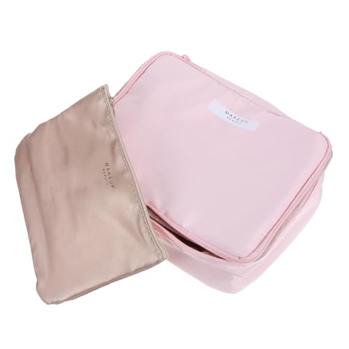 GALPADA wasserdichte Kosmetiktasche Kulturbeutel Für Reisende Frauen Make -up -Tasche Für Die Reise Reise-Kosmetiktasche Make -up -Beutel Reisen -toilettenbeutel Nylon Rosa von GALPADA