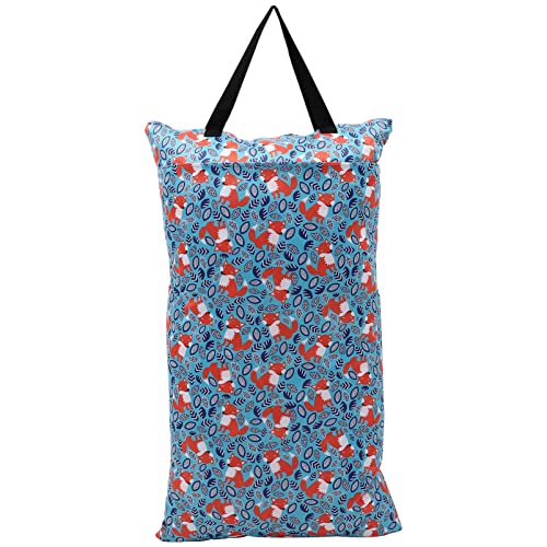 GALPADA Wickeltasche Windelaufbewahrungsorganisator mit Aufhängeloch Wasserfest für Stoffwindeln Multifunktionale Nasstasche Unisex für Kinderwagen und von GALPADA