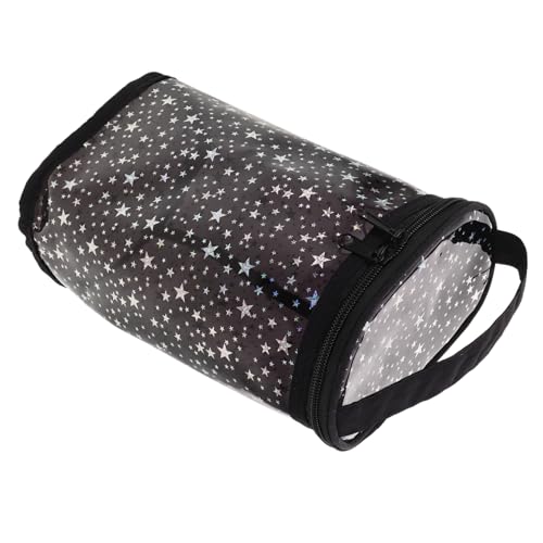 GALPADA wasserdichter Kulturbeutel Reiseberichtungsorganisator wasserdichte Make -up -Taschen Kompakte Schminktasche kompakter Toilettenartikel-Organizer Make-up-Reisetasche PVC Schwarz von GALPADA