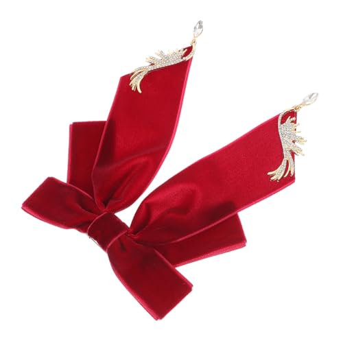 Schleifen brosche Fliegebrosche für Kleidung Schleifenfliege für Damen Barocke Brosche Bogen schleifenbrosche Brosche mit Schleife Krawattennadeln Kleidung Brosche Samtstoff rot GALPADA Schleifen brosche Fliegebrosche für Kleidung Schleifenfliege für Damen Barocke Brosche Bogen schleifenbrosche Brosche mit Schleife Krawattennadeln Kleidung Brosche Samtstoff rot GALPADA von GALPADA